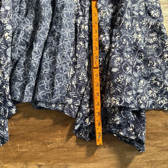 Ralph Lauren Women’s Blue Linen Patchwork Sleeveless Midi Dress Size 18 NWT $265 - Picture 7 of 7